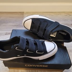 Converse | Shoes | Velcro Converse All Star Black 3 Strap | Poshmark